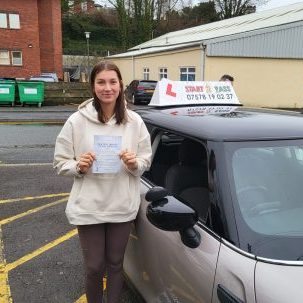 Katy smashing zero Faults and giving 5 start review 1st time pass 