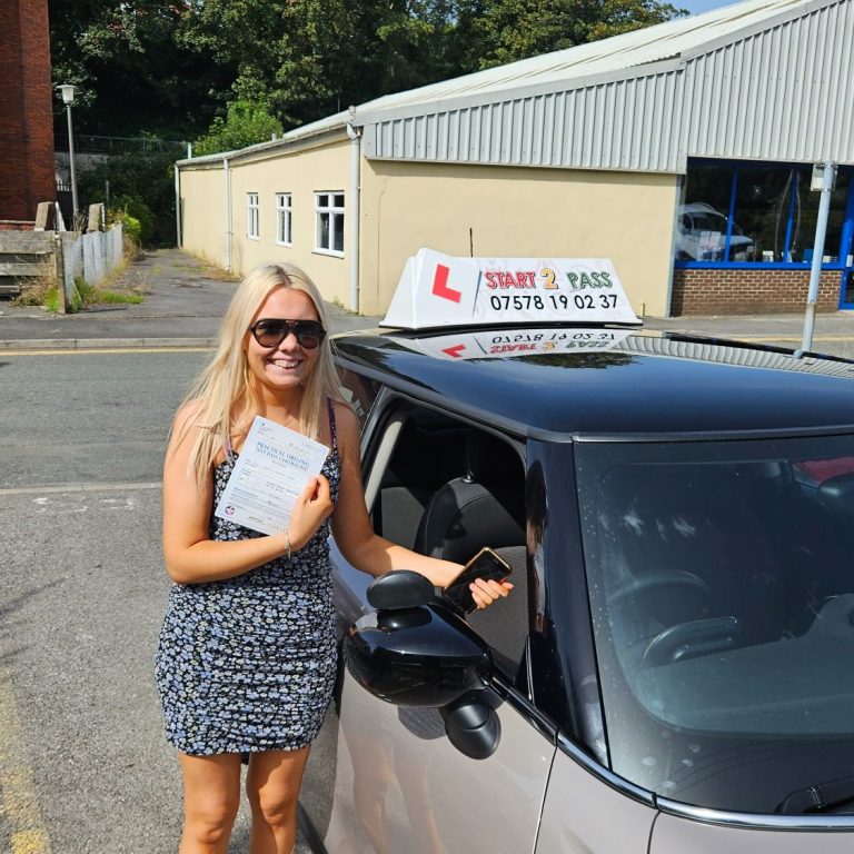 Google 5-Star review of from Cerys from Ammanford, smashing her test 1st time