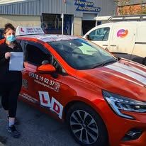 Google 5-Star review from Lucy from Pontyberem, smashing first time pass at carmarthen test centre 