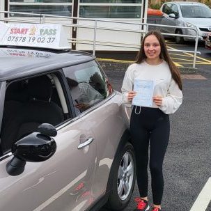 Nikki smashing 1st time pass at Llanelli Test centre and giving 5 start review