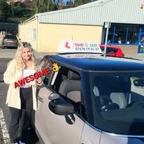 Google 5-Star review of from Ella from Betws, smashing her test 1st time