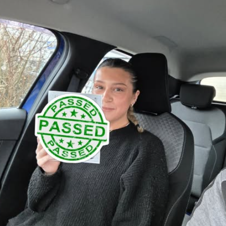 Teagan from Ammanford, smashing zero Faults and giving 5 start review 1st time pass 