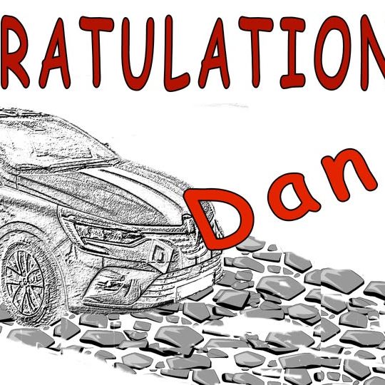 Daniel smashing his test 1st time from Penygroes